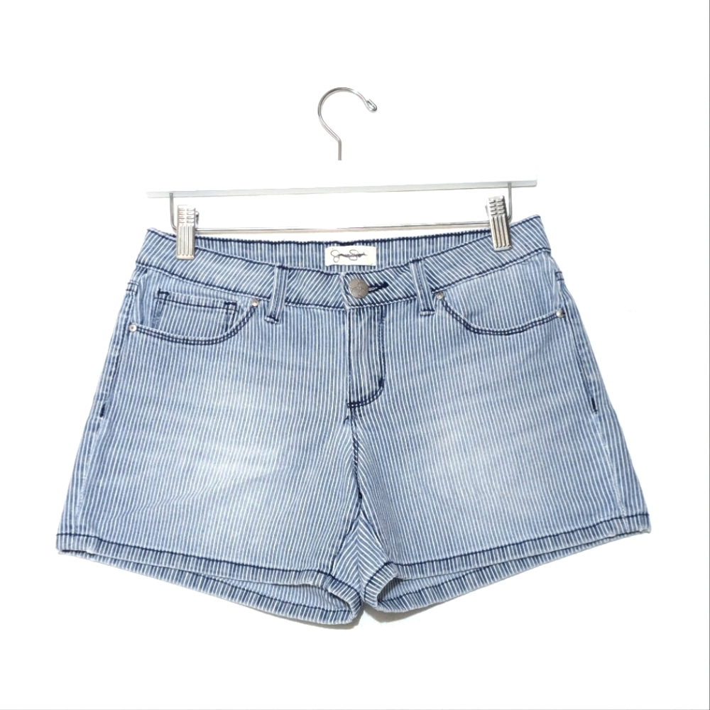 Jessica Simpson | Denim Shorts | Striped | Summer | Casual | Chic | Boho | Beach